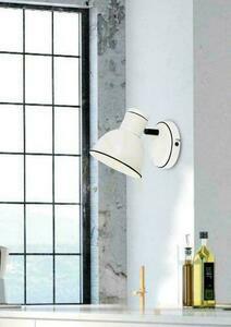 Nástěnná lampa ZUMBA bílá černá E14 40W CANDELLUX 91-72115 small 2