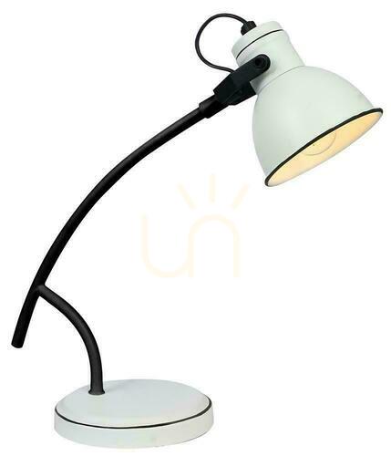 Kontrola Stolní lampa ZUMBA bílá černá E14 40W CANDELLUX 41-72085