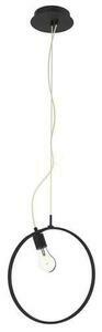 SKIROS černá závěsná LED lampa 60+12W CANDELLUX A0024-321 small 0