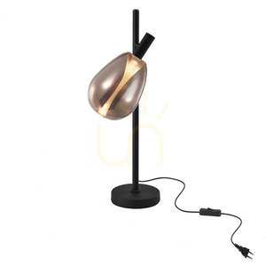 Noční stolní lampa Candellux Studio DENSO 41-51158 černá, měděné stínidlo, G9 5 W small 0