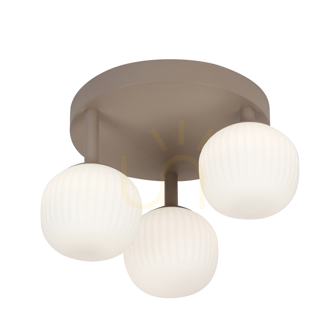 Kontrola Závěsné LED svítidlo Italux Montes 3x LED 18W hnědé sklo PLF-02217-3-BRO Závěsné LED svítidlo Italux Montes 3x LED 18W hnědé sklo PLF-02217-3-BRO