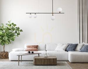 Závěsné svítidlo Italux Belmonte 4x G9 černé/mosazné PND-9152-4-OPAL 0 Závěsné svítidlo Italux Belmonte 4x G9 černé/mosazné PND-9152-4-OPAL small 0