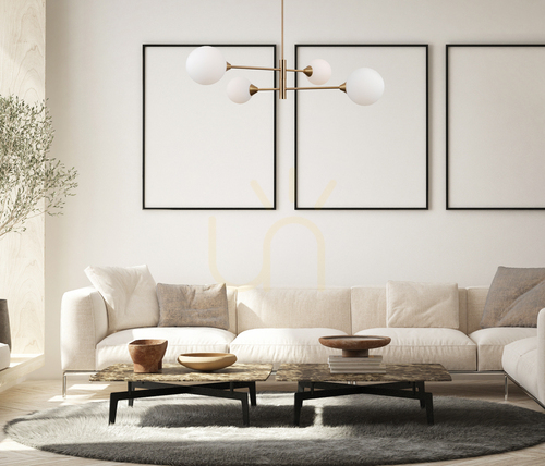 Kontrola Závěsné svítidlo Italux Evora 4x G9 mosazné PND-55342-4-HB