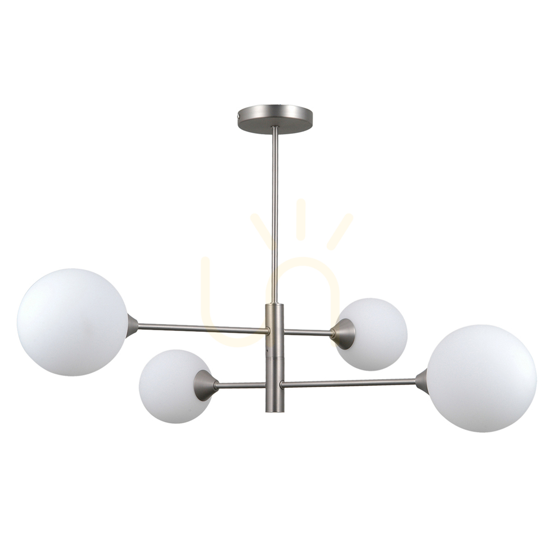 Náhled Závěsné svítidlo Italux Evora 4x G9 stříbrné PND-55342-4-SN Závěsné svítidlo Italux Evora 4x G9 stříbrné PND-55342-4-SN