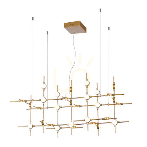 Kontrola Závěsné LED svítidlo Italux Provenza 72W 30 bodů zlaté MD18001067-30A GD