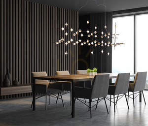 Závěsné LED svítidlo Italux Provenza černé 55 bodů MD18001067-55A BG small 0