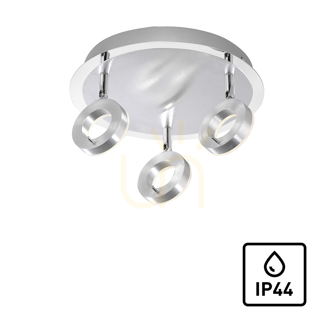 Pohled SILEDA plafond 6788-96 Silver 3xLED SILEDA plafond 6788-96 Silver 3xLED