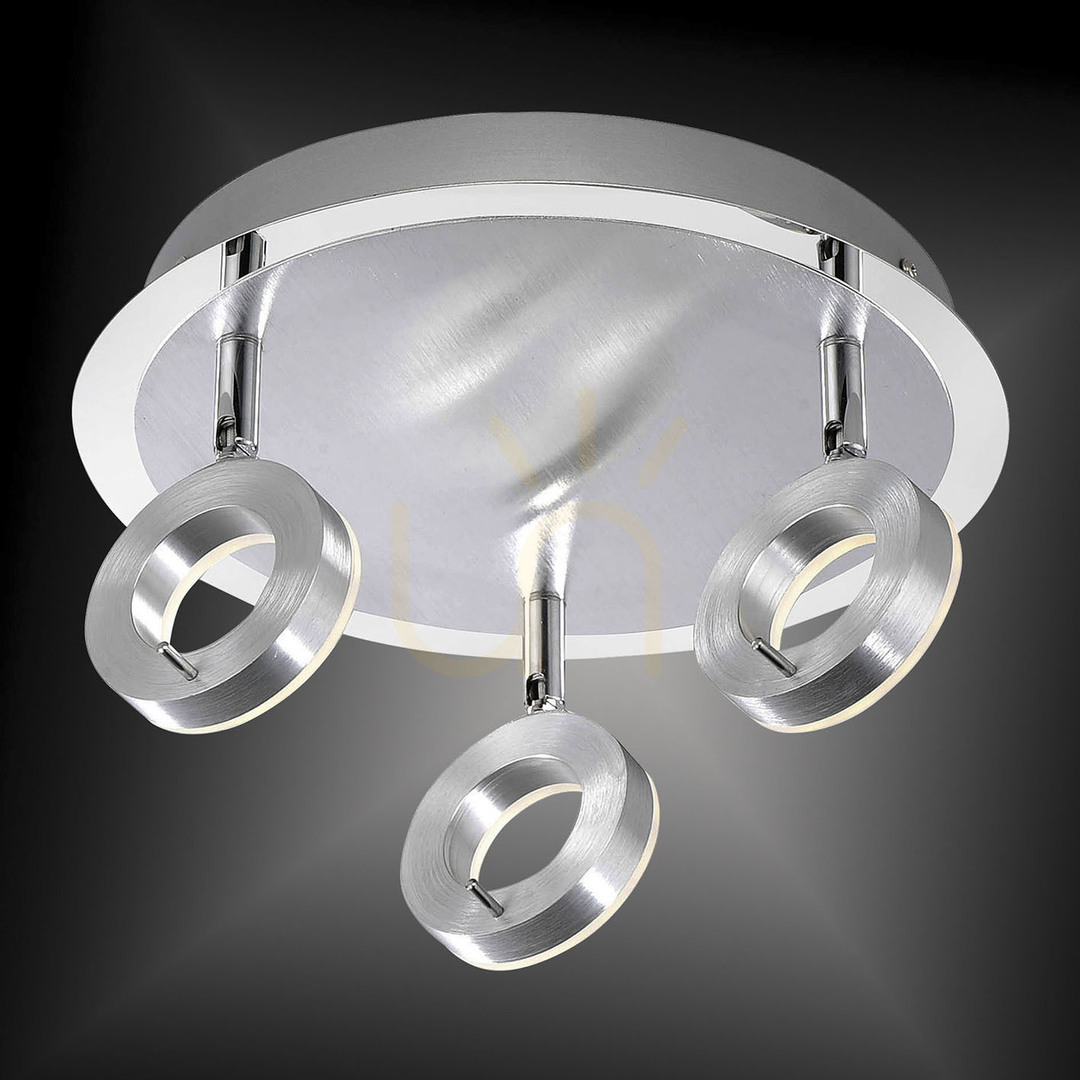 Pohled SILEDA plafond 6788-96 Silver 3xLED SILEDA plafond 6788-96 Silver 3xLED