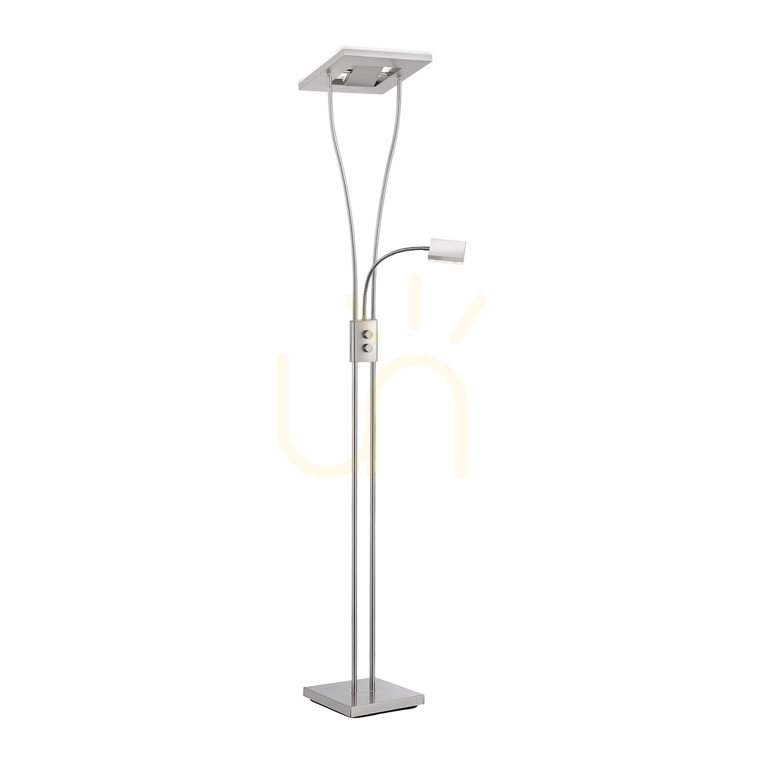 Pohled Stojací lampa HELIA 11776-55 Stříbrná 3xLED Stojací lampa HELIA 11776-55 Stříbrná 3xLED