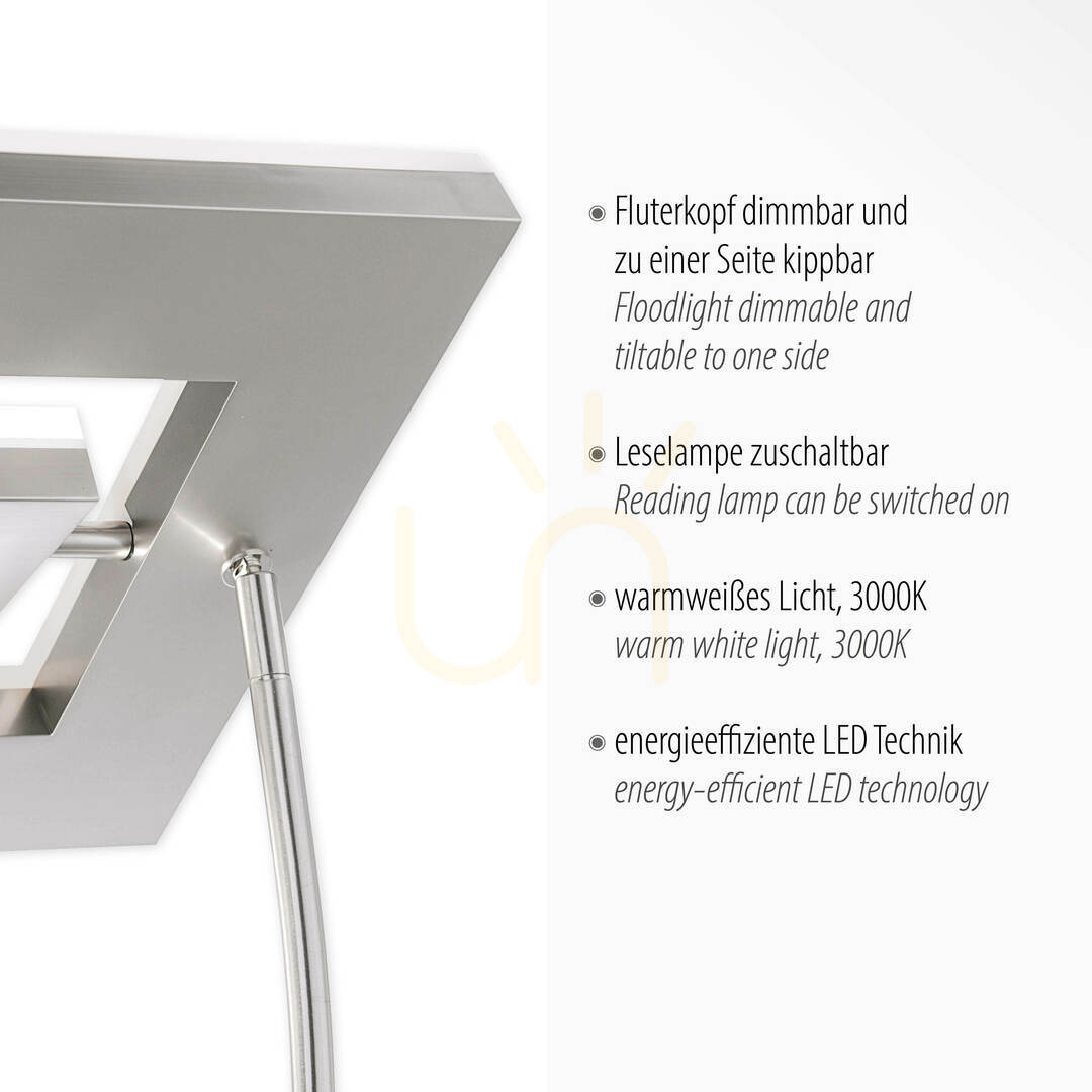 Zobrazit Stojací lampa HELIA 11776-55 Stříbrná 3xLED Stojací lampa HELIA 11776-55 Stříbrná 3xLED