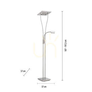 Stojací lampa HELIA 11776-55 Stříbrná 3xLED 6 Stojací lampa HELIA 11776-55 Stříbrná 3xLED small 6