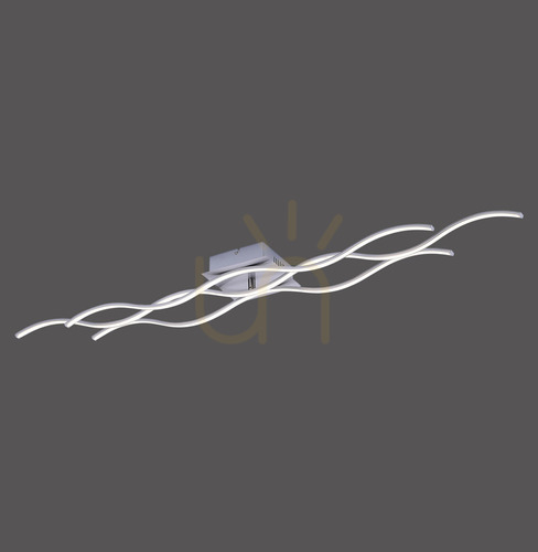 Kontrola WAVE Plafond 15167-55 Silver 3xLED