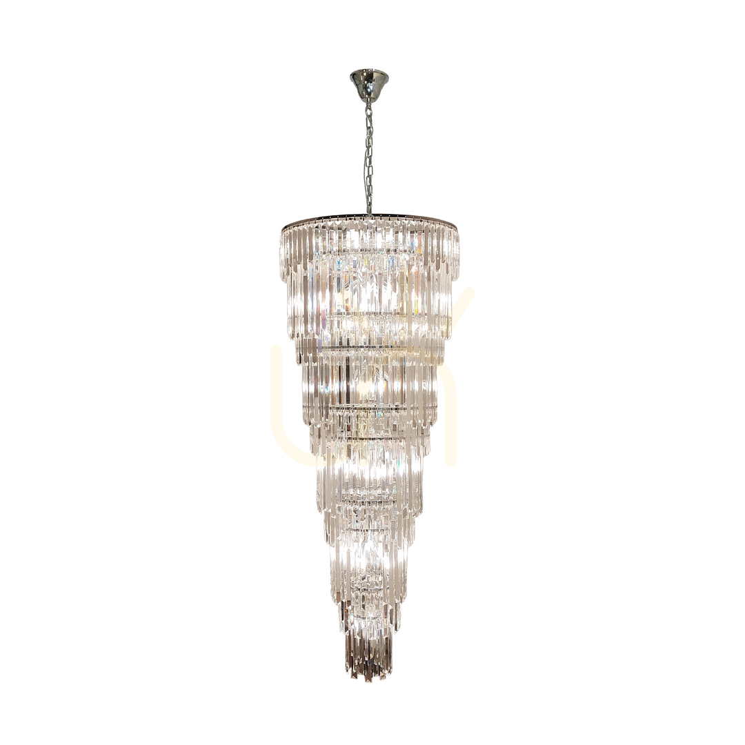 Kontrola LUXE Závěsné svítidlo 19002/40-CHR Chrom 40xE14 LUXE Závěsné svítidlo 19002/40-CHR Chrom 40xE14