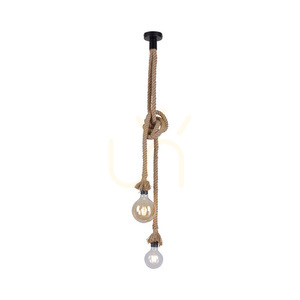 Závěsné svítidlo ROPE 15482-18 Brown 2xE27 small 6