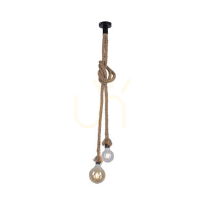 Závěsné svítidlo ROPE 15482-18 Brown 2xE27 small 9