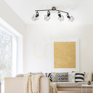 Plafond JARO 15674-78 černý 4xE27 small 2