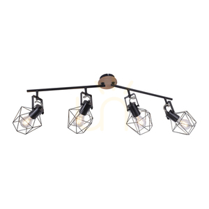 Plafond JARO 15674-78 černý 4xE27 small 6