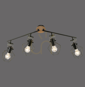 Plafond JARO 15674-78 černý 4xE27 small 0