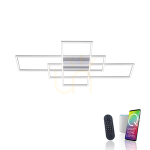 Plafond Q-INIGO 8195-55 Silver 3xLED small 1