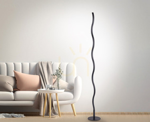 Stojací lampa WAVE 15168-18 černá 1xLED 8 Stojací lampa WAVE 15168-18 černá 1xLED small 8