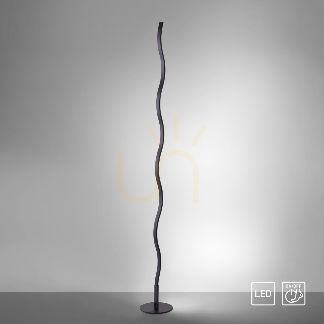 Zobrazit Stojací lampa WAVE 15168-18 černá 1xLED Stojací lampa WAVE 15168-18 černá 1xLED