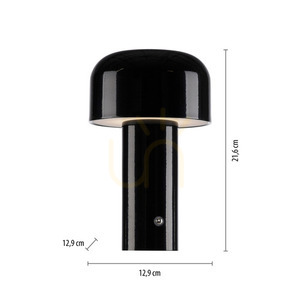 Stolní lampa AGNES 19190-18 černá 1xLED small 13
