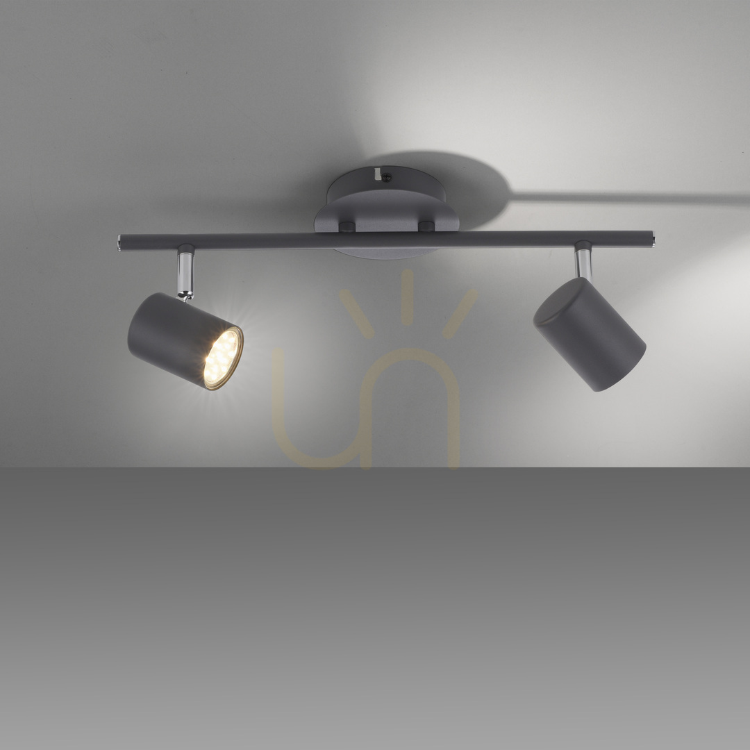 Zobrazit Plafond TARIK 11942-13 Antracit 2xGU10 Plafond TARIK 11942-13 Antracit 2xGU10