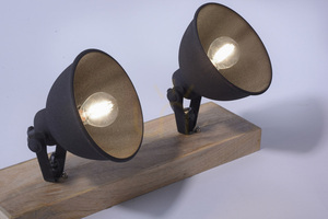 Plafond SAMIA 11982-18 Black 2xE14 small 8