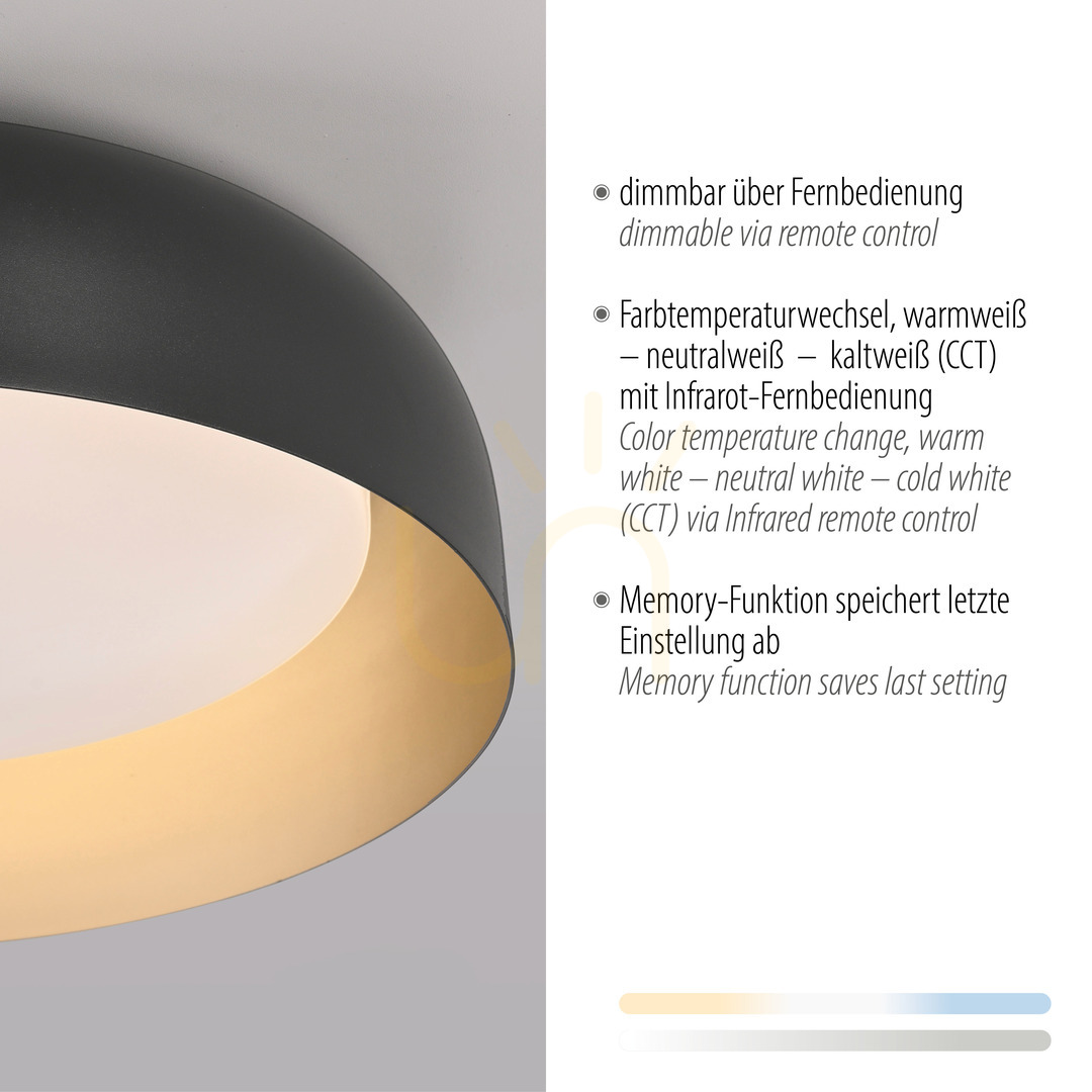 Zobrazit Plafond OSKO 14215-18 Black 1xLED Plafond OSKO 14215-18 Black 1xLED