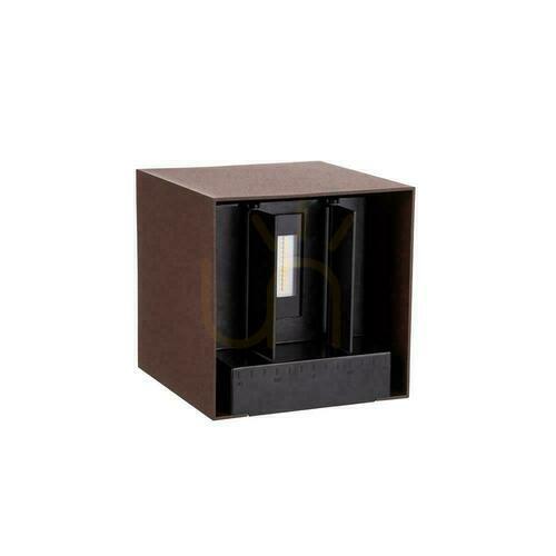 Kontrola Solární venkovní nástěnné svítidlo V-TAC VT-409CCT corten LED 3 W IP65 s pohybovým senzorem