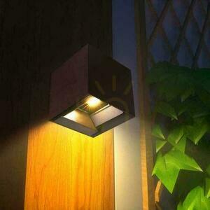 Solární venkovní nástěnné svítidlo V-TAC VT-409CCT corten LED 3 W IP65 s pohybovým senzorem small 10