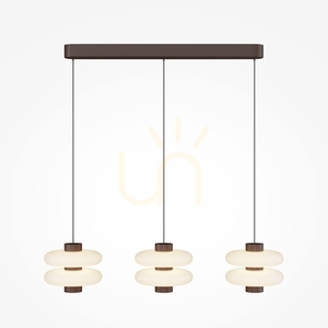 Závěsné LED svítidlo Maytoni Nuvem MOD497PL-L23BRK, hnědé, 3bodové small 0