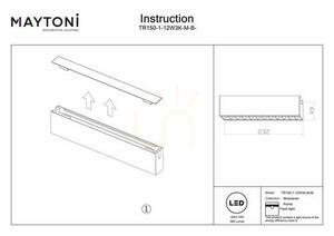 POINTS kolejnicová lampa TR150-1-12W3K-M-B-DE Maytoni small 8