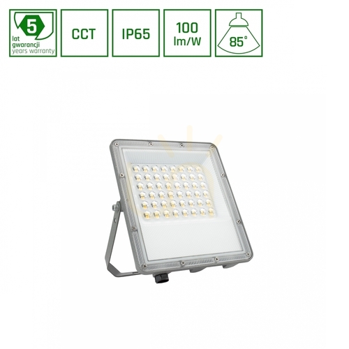 Kontrola LED reflektor Noctis Max CCT 50W 230V IP65 207x174x28mm šedý Záruka 5 let