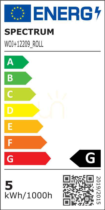 Náhled LED pásek 2835 12V 120 9,6 W/M 730lm/M WW 8mm IP20 5 YEAR 5m Roll LED pásek 2835 12V 120 9,6 W/M 730lm/M WW 8mm IP20 5 YEAR 5m Roll