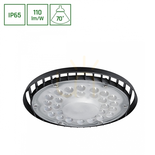 Kontrola Technická lampa PLATEO SUN 4 High Bay 105W NW 230V 70 St IP65 Ik06 218 X80mm Black.