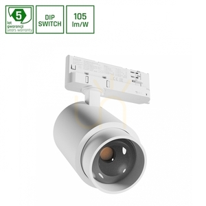 PAVA POINT Busbar Spotlight pro přípojnice 3 F 6 20W 230V NW 8 45 St IP20 Ra90 82 X160 X222mm White 5 let záruka. small 0