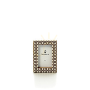 Fotorámeček BAZAR BIZAR Diamond Cut bílo-hnědý 5 × 7 cm small 2