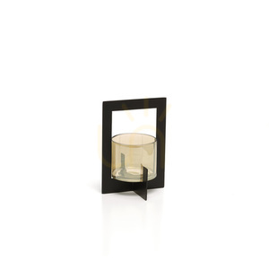 Svícen Bazar Bizar The Hurricane M s černým rámem, 18 cm small 4