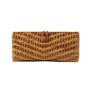 Přírodní ratanová clutch kabelka BAZAR BIZAR The Clutch-a-lot 28 cm small 3