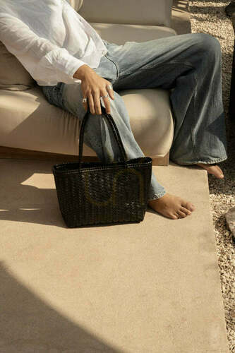 Kontrola Černá nástěnná dekorace The Shortlist Shopper 36×10×48 cm