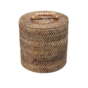 Ratanový koš přírodní hnědý 25x25x29 cm Baskets small 2