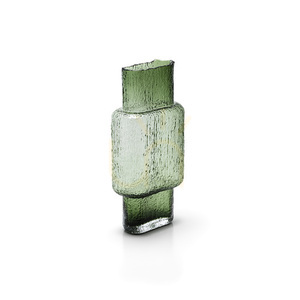 Váza Vintage Vert zelená L Glass Collection small 2