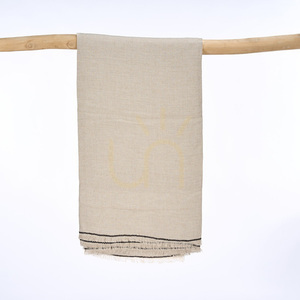 Lněný ubrus Tuscany Natural Black 150x250 cm small 3