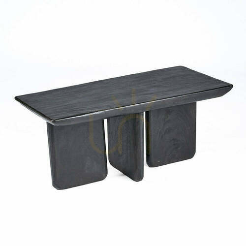 Kontrola Konferenční stolek Obsidian černý 100x50x45 cm