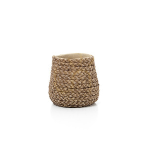 Květináč z pleteného vzhledu přírodní S Planters small 2