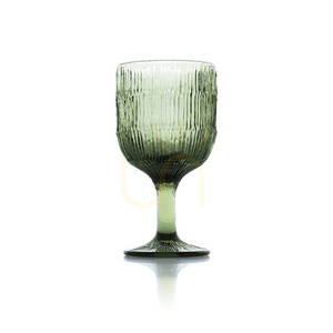 Sklenice na víno Moss Ripple zelená 16 cm small 4