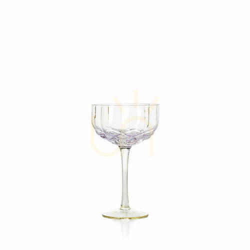 Kontrola Koktejlová sklenice coupe Pink Blush růžová 16,5 cm