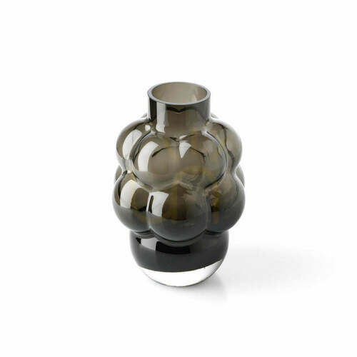 Kontrola Váza Grape tmavě šedá M Glass Collection
