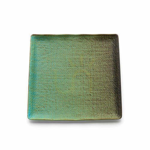 Kontrola Čtvercový talíř Bazar Bizar The Lagoon L 25 × 25 cm